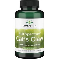 Swanson Kočičí Dráp (Cat's Claw) 500 mg 100 kapslí