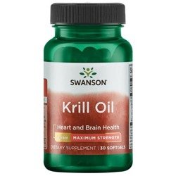 Swanson Krillový Olej (Krill Oil) 1000 mg 30 kapslí