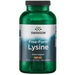 Swanson L-Lysine 500 mg 300 kapslí