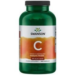 Swanson Vitamín C 500 mg s Šípkem 400 kapslí