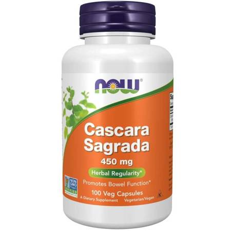 Now Foods Cascara Sagrada (Řešetlák) 450 mg 100 kapslí