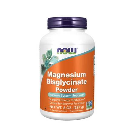 Now Foods Diglycinát Magnézium Pudr 227 g