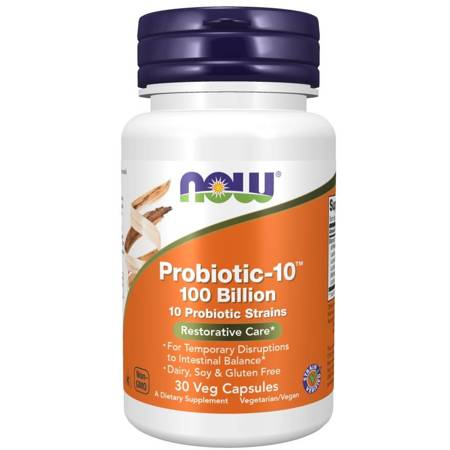 Now Foods Probiotic-10 (100 miliard) 30 kapslí