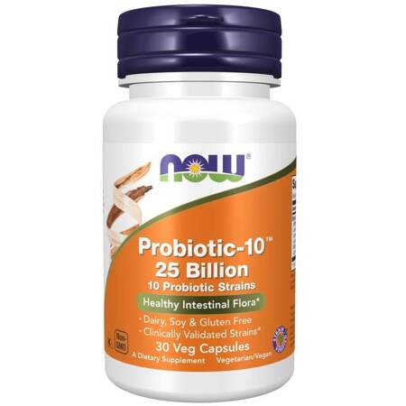Now Foods Probiotic-10 (25 miliard) 30 kapslí