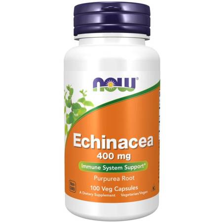 Now Foods Třapatka (Echinacea) 400 mg 100 kapslí EXPIRACE 06.2023