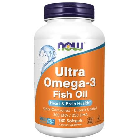 Now Foods Ultra Omega-3 500 EPA / 250 DHA 90 kapslí