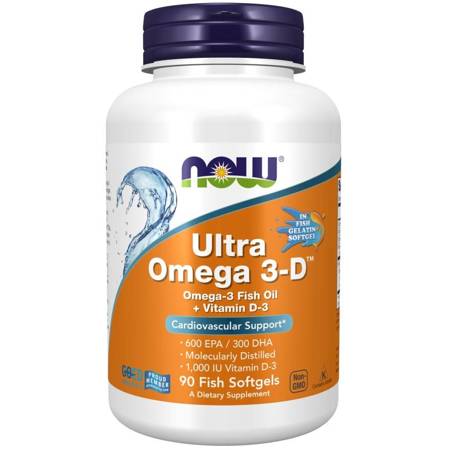 Now Foods Ultra Omega 3-D 90 kapslí
