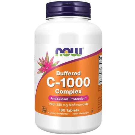 Now Foods Vitamín C 1000 mg Complex Pufrovaný 180 tablet