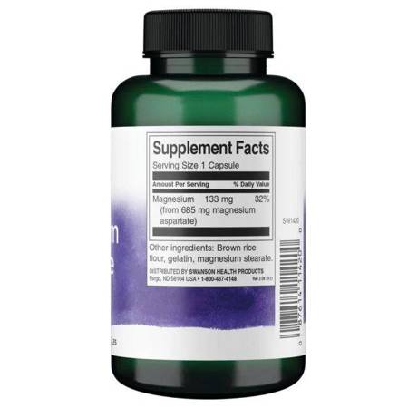 Swanson Aspartát Hořečnatý 685 mg 90 kapslí
