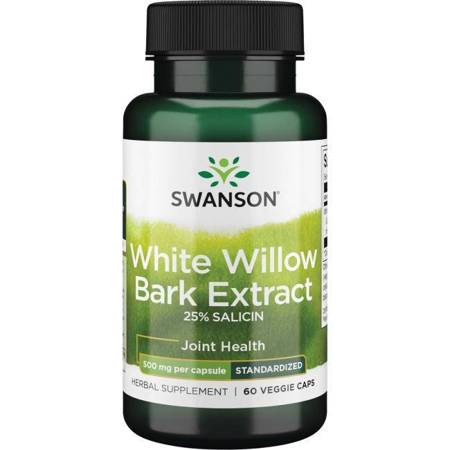 Swanson Bílá Vrba (White Willow) Extract 500 mg 60 kapslí EXPIRACE 06.2023