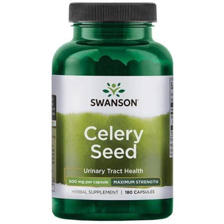 Swanson Celer (Celery Seed) 500 mg 180 kapslí