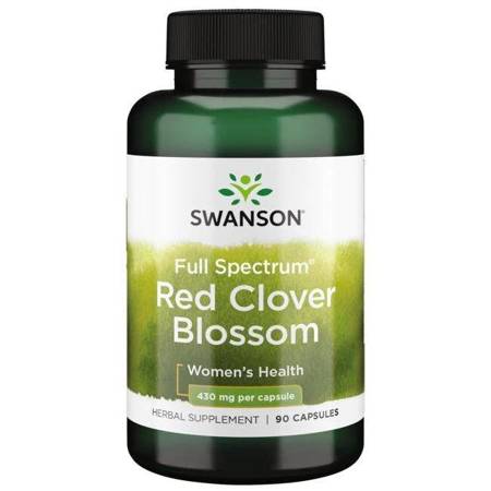 Swanson Červený Jetel (Red Clover Blossom) 430 mg 90 kapslí