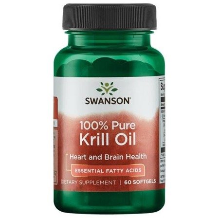 Swanson Krillový Olej (Krill Oil) 500 mg 60 kapslí