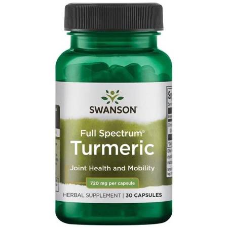Swanson Kurkuma (Turmeric) 720 mg 30 kapslí
