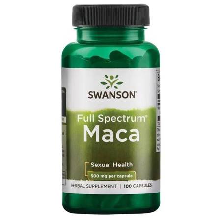 Swanson Maca (Lepidium meyenii) 500 mg 100 kapslí