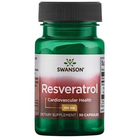 Swanson Resveratrol 100 mg 30 kapslí