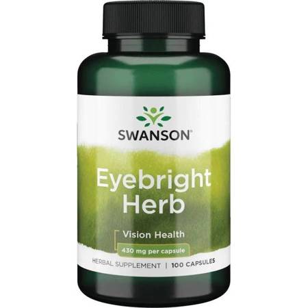 Swanson Světlík Lékařský (Eyebright) 430 mg 100 kapslí