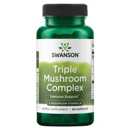 Swanson Triple Mushroom Complex Extract 60 kapslí