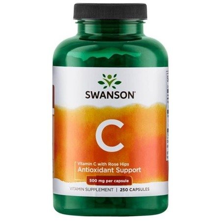 Swanson Vitamín C 500 mg s Šípkem 250 kapslí