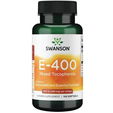 Swanson Vitamín E (směs tokoferolů) 268 mg 100 kapslí