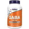 Now Foods GABA (Kyselina Gama Aminomáselná) 750 mg 200 kapslí
