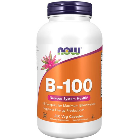 Now Foods B-100 Vitamín B Complex 250 Veg Kapslí | Vaše Vitamíny A ...