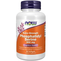 Now Foods Fosfatidylserin 300 mg Extra Strength 50 kapslí