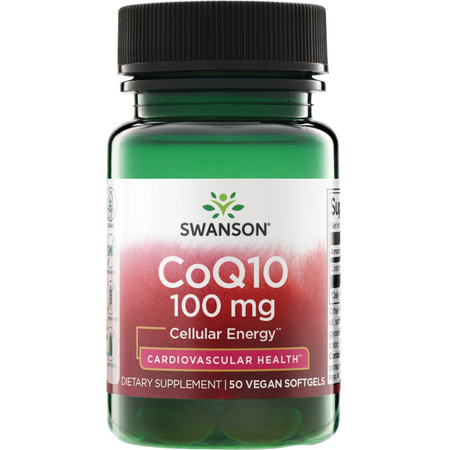 Swanson Koenzym Q10 100 mg 50 kapslí