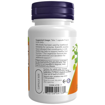 Now Foods Ostropestřec Mariánský (Milk Thistle) 300 mg Extract 100 kapslí