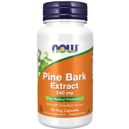 Now Foods Pine Bark Extract 240 mg 90 veg kapslí