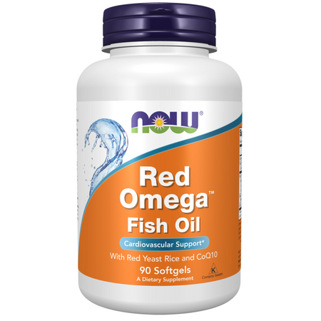 Now Foods Red Omega Fish Oil 90 kapslí