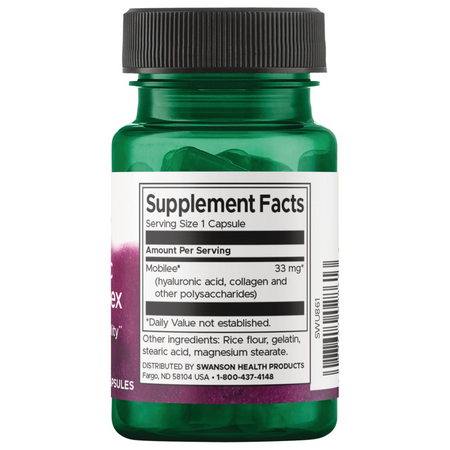 Swanson Hyaluronic Acid Complex 33 mg 60 kapslí