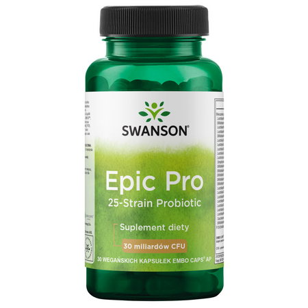 Swanson Epic Pro 25-Strain Probiotic 30 kapslí