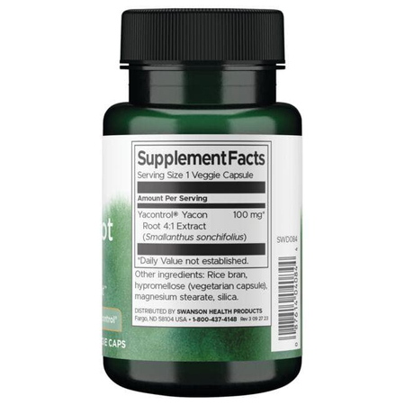 Swanson Jakon (Yacon) Extract 100 mg 90 kapslí