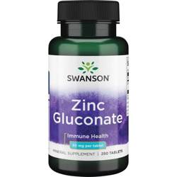 Swanson Zinc Gluconate 30 mg 250 tablet