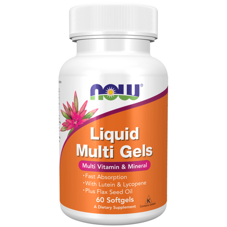 Now Foods Liquid Multi Gels 60 kapslí