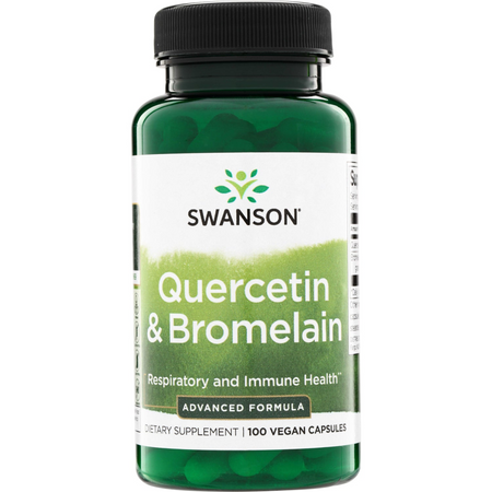 Swanson Kvercetin (Quercetin) a Bromelain 100 kapslí
