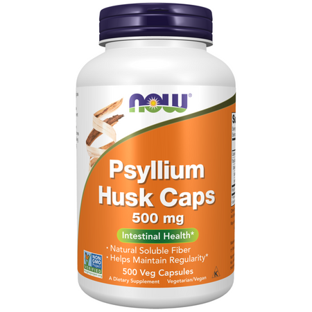 Now Foods Psyllium Husk Caps 500 mg 500 kapslí