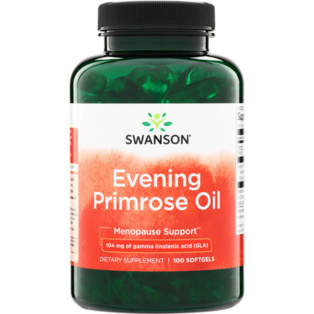 Swanson Pupalkový Olej (Evening Primrose Oil) 1300 mg 100 kapslí