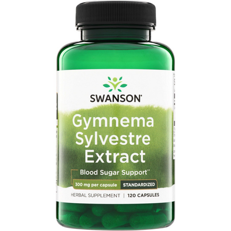 Swanson Gurmar (Gymnema Sylvestre) Extract 300 mg 120 kapslí