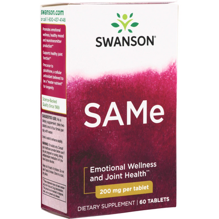 Swanson SAMe 200 mg 60 tablet