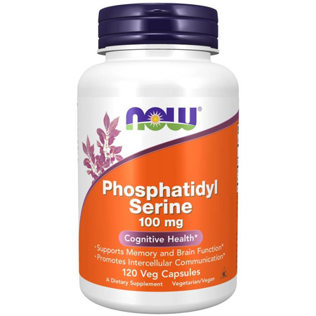 Now Foods Fosfatidylserin 100 mg 120 kapslí