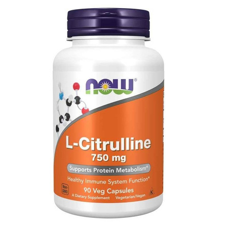 Now Foods L-Citrulline 750 mg 90 kapslí