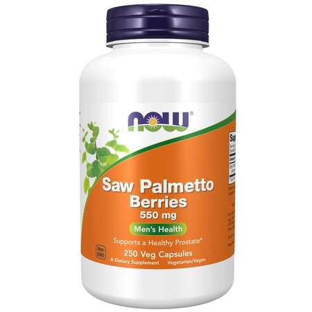 Now Foods Saw Palmetto Berries 550 mg 250 kapslí