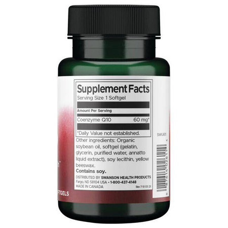 Swanson Koenzym Q10 60 mg 120 kapslí