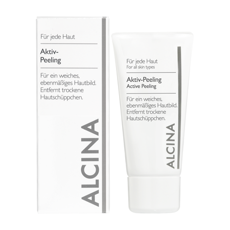 ALCINA For all skin types Active Peeling – pleťový peeling s křemelinovým granulátem, 50 ml