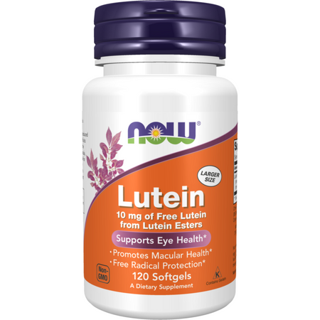 Now Foods Lutein 10 mg 120 kapslí
