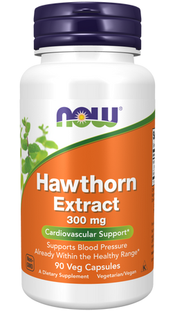 Now Foods Hloh (Hawthorn) 300 mg Extract 90 kapslí