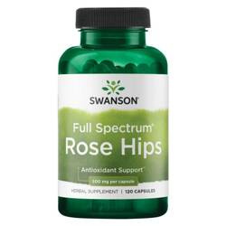 Swanson Růže Šípková (Rose Hips) 500 mg 120 kapslí