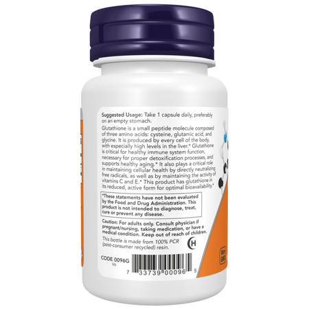 Now Foods Glutathione 250 mg 120 veg kapslí